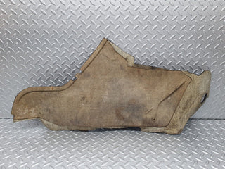 W123 centre console carpet left side black used OEM
