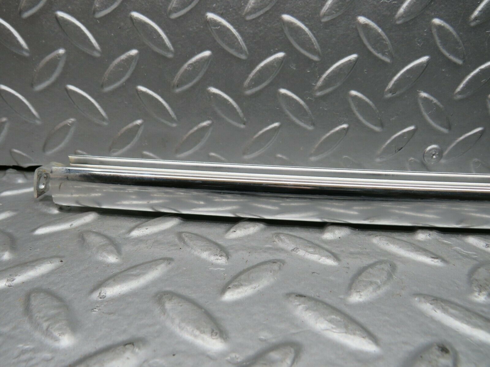 22003 Mercedes-Benz S123 280TE Rear Left Door Chrome Window Channel
