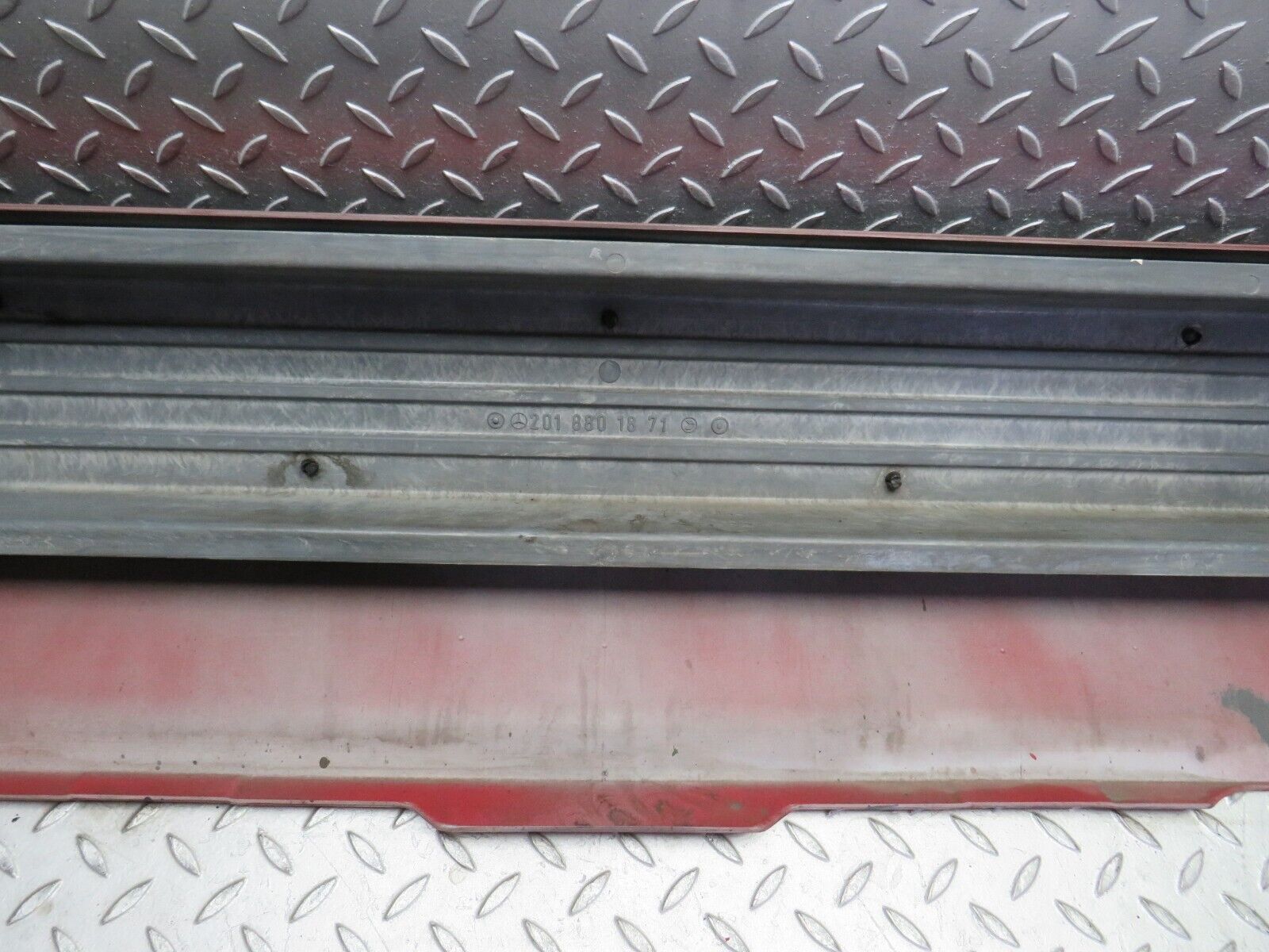 38984 Mercedes-Benz W201 190E 2.6L Rear Bumper 2018851625 2018801871
