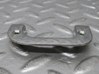 W123 right interior chrome door latch trim used OEM