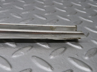 W108 front left door chrome window channel used OEM