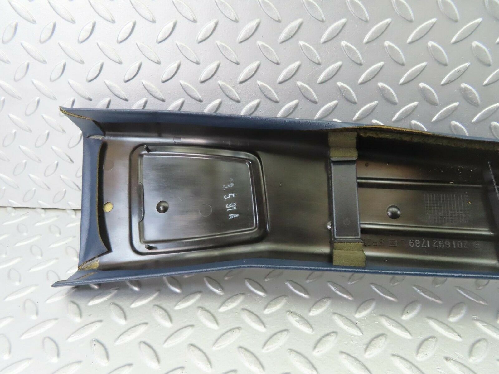 10324 Mercedes-Benz W201 190E B Pillar Cover Left Side Blue 2016921789