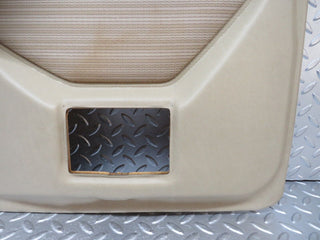 W124 rear left door card beige used OEM