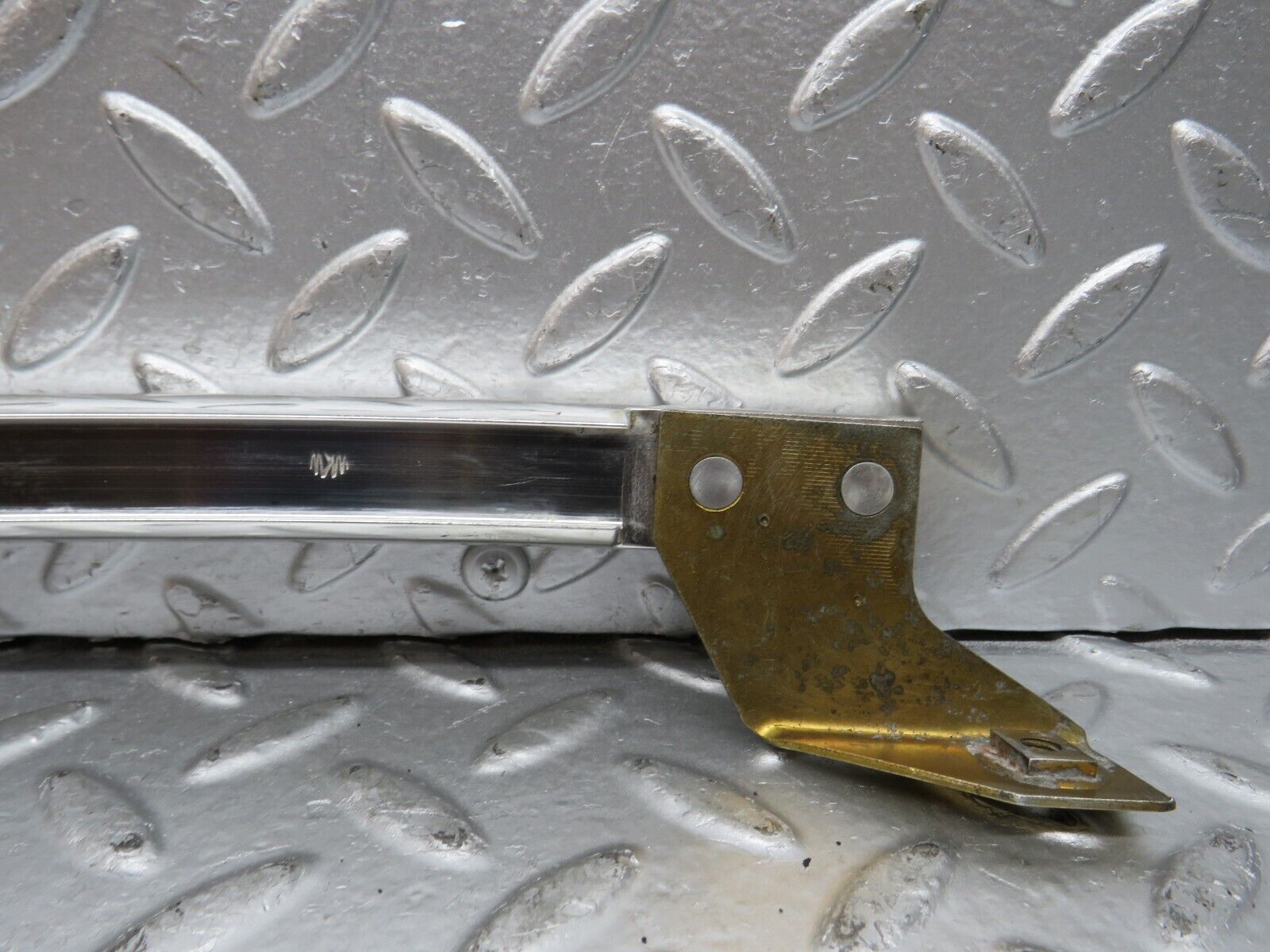 29639 Mercedes-Benz W123 230E Rear Right Door Chrome Window Channel