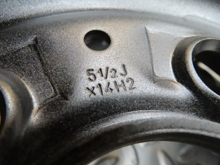 W123 steel wheel 5.5jx14h2 et30 5x112 used OEM
