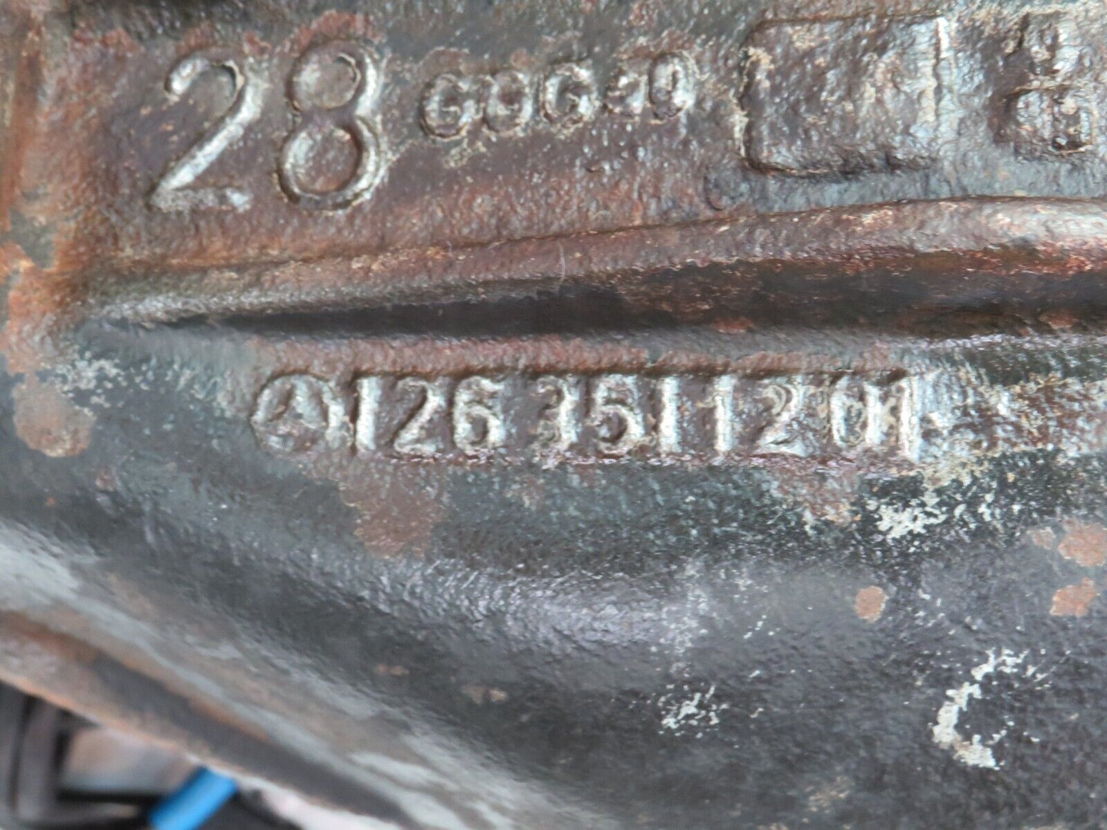 36330 Mercedes-Benz W126 420SE Rear Differential Ratio 2.47 1263511201