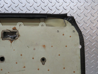 W123 Wagon front right door card black used OEM