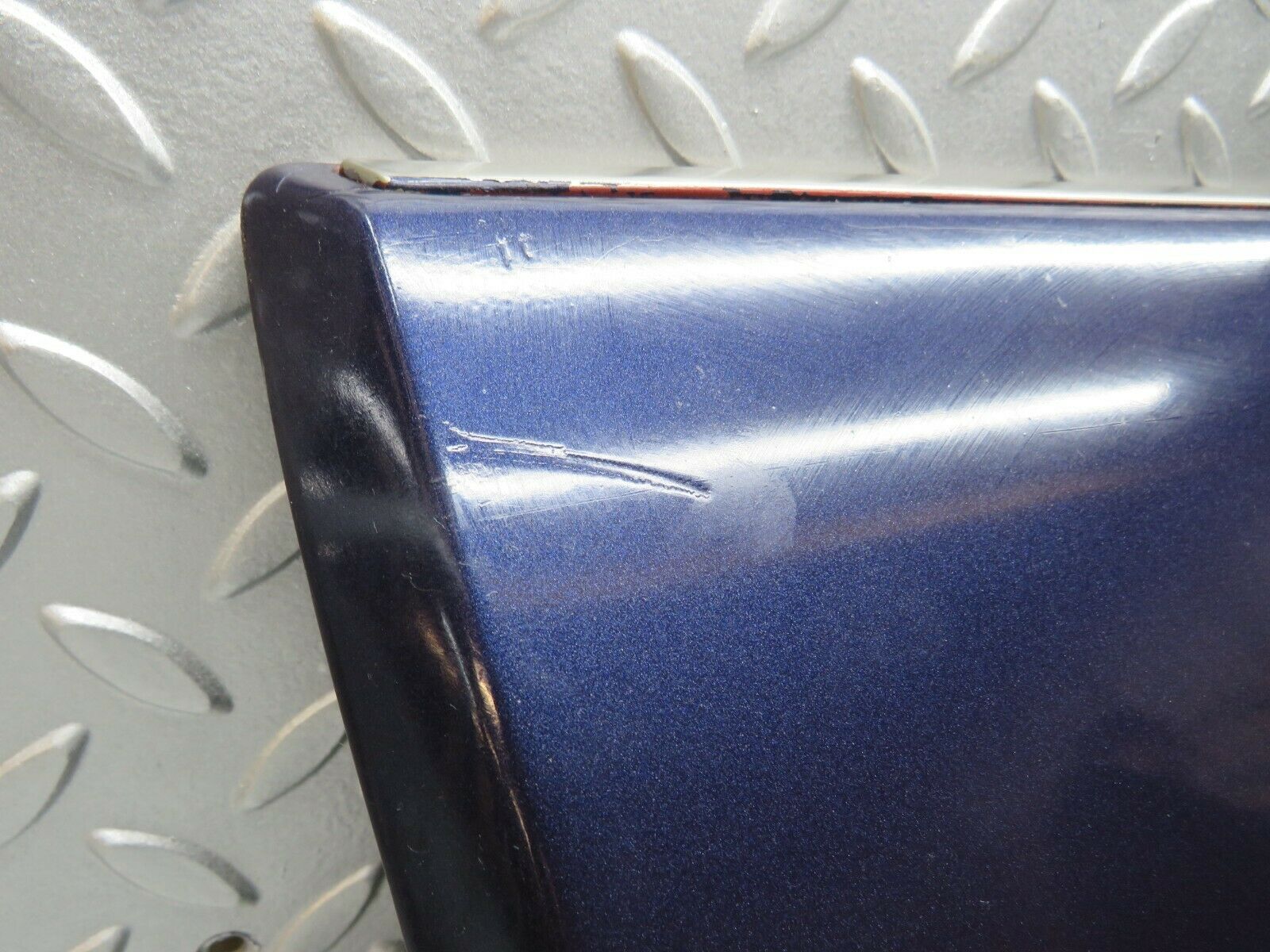 22317 Mercedes-Benz C124 E220 Coupe Left Door Moulding Trim Blue 1246902140