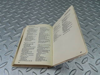 8023 Mercedes-Benz Technical Data Passenger Cars