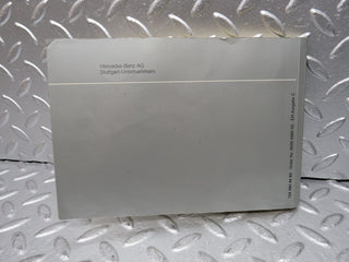 30535 Mercedes-Benz W124 230E Owners Manual 1245844483