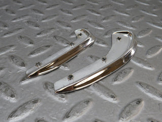 W109 interior door handle chrome trim pair right used OEM