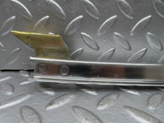 W123 rear left door chrome window channel used OEM