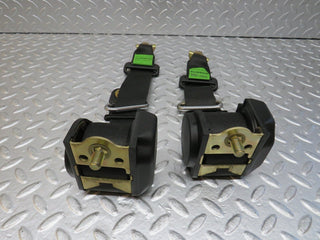 33833 Mercedes-Benz W201 190E 2.0L Rear Seat Belt Set With Buckles 1268601886
