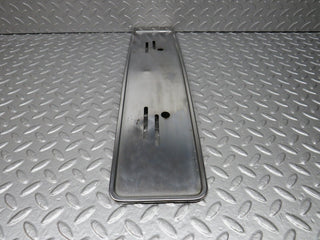 W123 front chrome number plate holder used OEM