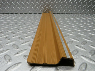 W123 Wagon rear right door sill trim palomino used OEM