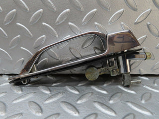 W116 exterior chrome door handle rear left used OEM