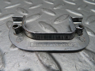 21491 Mercedes-Benz W126 300SE Left Chrome Door Latch Trim 1237230124