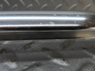 W123 rear left door chrome window channel used OEM