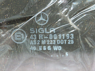 W124 Wagon front left door window glass used OEM