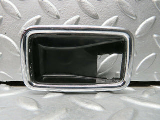 W123 Wagon chrome frame for door opener right used OEM