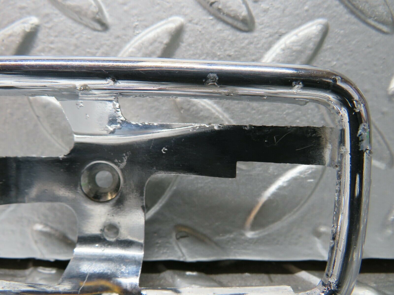 23256 Mercedes-Benz W116 350SE Chrome Frame For Door Opener Right 1087660611