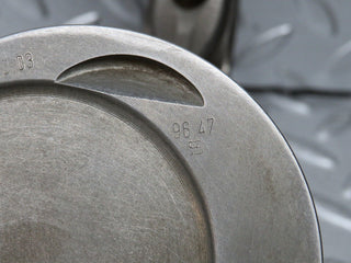 W123 piston with connecting rod used OEM