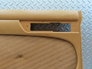 W126 rear left door card palomino used OEM