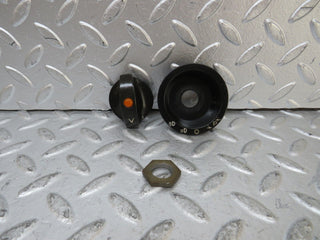 W116 headlight switch black collar and knob used OEM