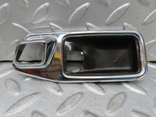 W123 Coupe door opener chrome frame used OEM