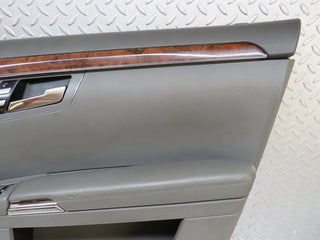 W221 front right door card used OEM