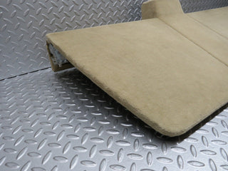 R129 SL rear storage carpet panel beige used OEM