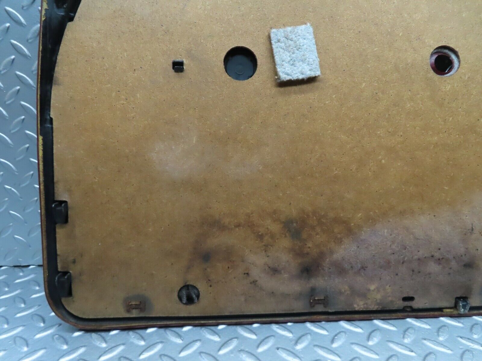 21458 Mercedes-Benz W126 300SE Front Left Door Card Burgundy Red 1267270170