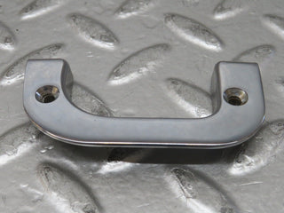 W123 right interior door chrome latch trim used OEM