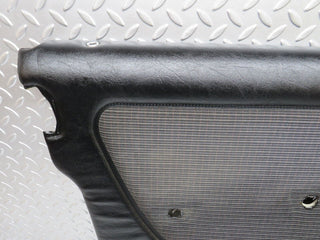 W123 Wagon front left door card black used OEM