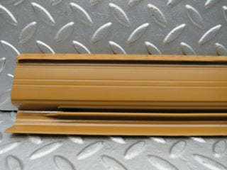 S123 Wagon rear left door sill trim palomino used OEM