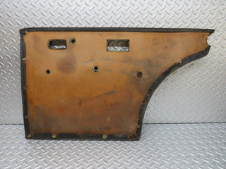 W108 rear left door card black used OEM