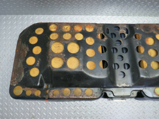 W123 Coupe rear seat bottom blue half leather used OEM