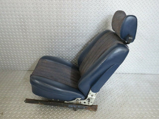 23761 Mercedes-Benz C107 450SLC Coupe Front Left Seat Blue Half Leather