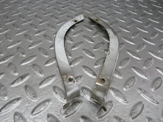 W116 headlight upper chrome trim pair used OEM