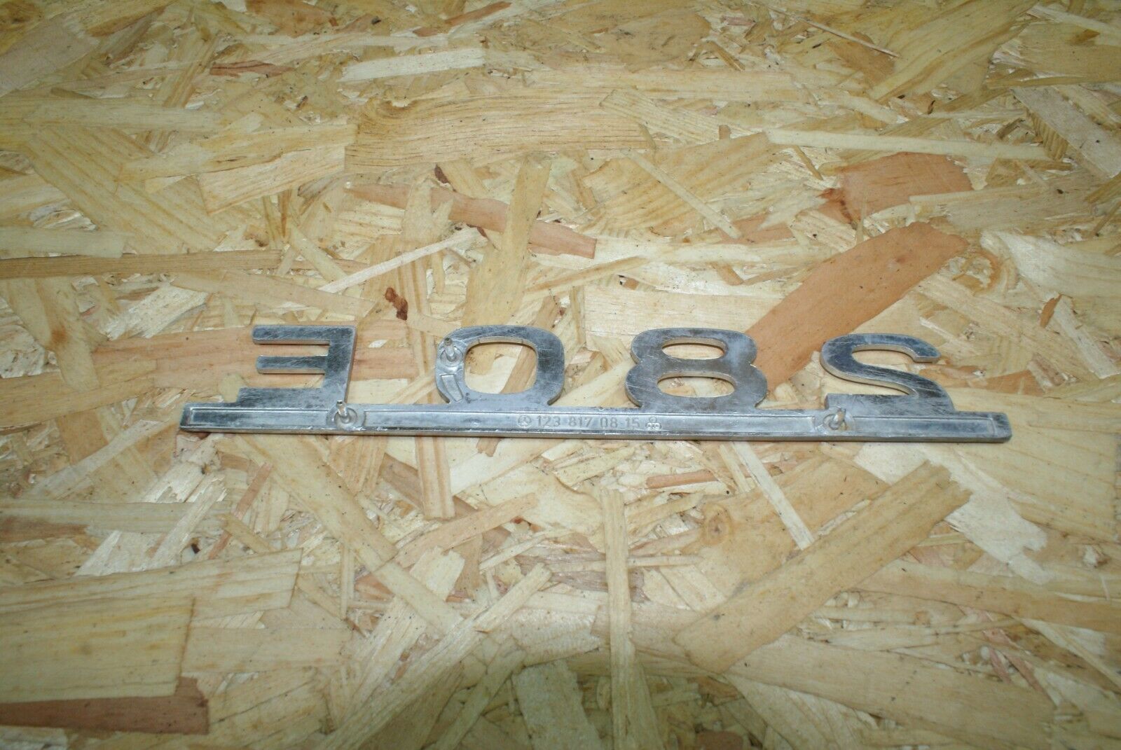 2248 Mercedes-Benz W123 280E Trunk Badge Logo Emblem 1238170815