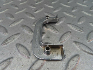 W123 left interior chrome door latch trim used OEM