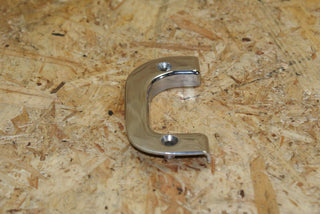 W123 interior chrome door latch trim right used OEM