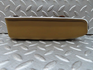 R107 SLC rear left card panel arm rest beige used OEM