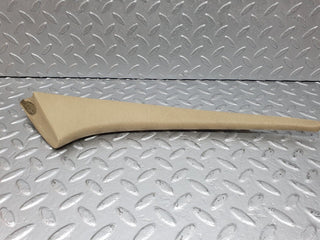 W126 rear left door interior trim beige used OEM