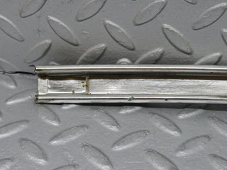W108 front left door chrome window channel used OEM