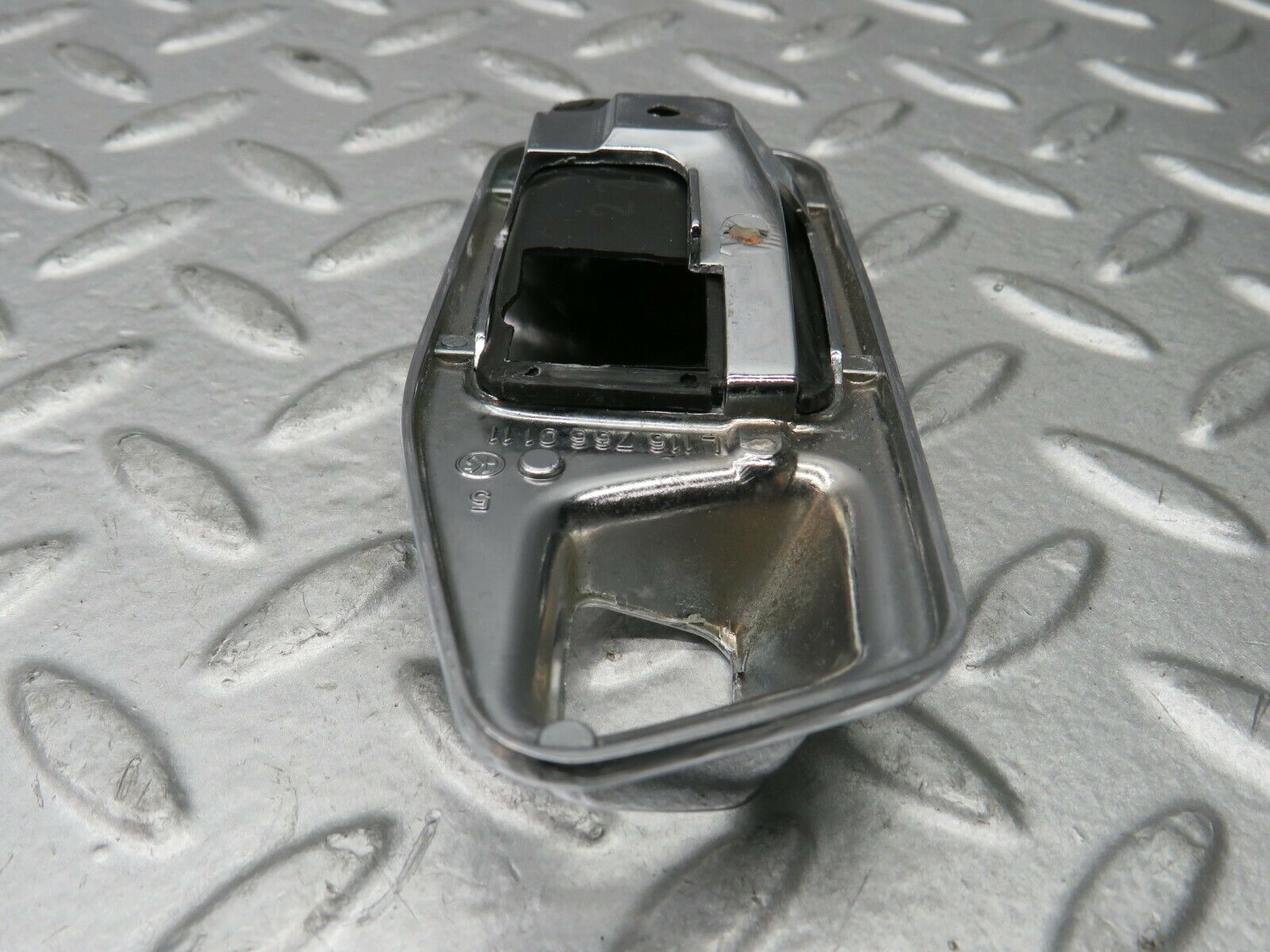 21975 Mercedes-Benz S123 280TE Wagon Chrome Frame For Door Opener Left 1167660111