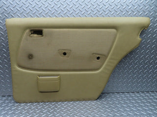 W123 rear right door card beige used OEM