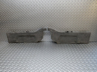 R129 SL rear floor cross member mat carpet grey used OEM