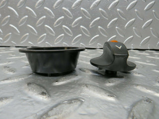 W116 headlight switch black collar and knob used OEM