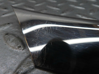 W116 rear left wheel arch lower chrome trim used OEM